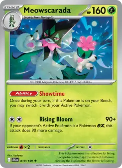 Pokémon-Karte Meowscarada 018/159