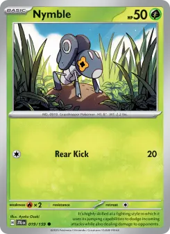 Pokémon-Karte Nymble 019/159