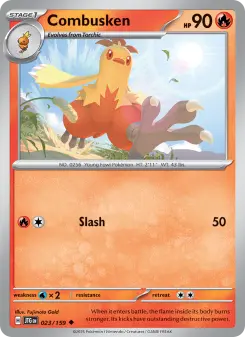 Pokémon-Karte Combusken 023/159