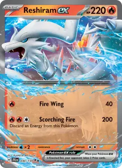 Pokémon-Karte Reshiram ex 030/159
