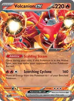 Pokémon-Karte Volcanion ex 031/159
