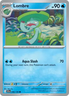 Pokémon-Karte Lombre 036/159