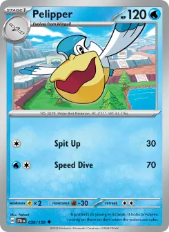 Pokémon-Karte Pelipper 039/159