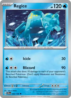 Pokémon-Karte Regice 042/159