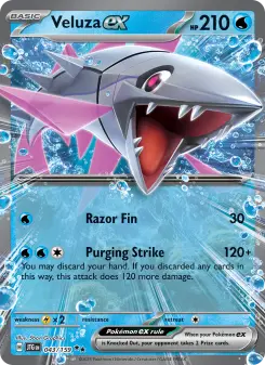 Pokémon-Karte Veluza ex 043/159