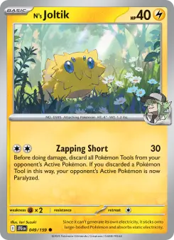 Pokémon-Karte N's Joltik 049/159