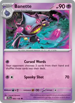 Pokémon-Karte Banette 060/159