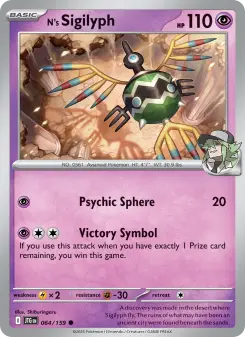 Pokémon-Karte N's Sigilyph 064/159