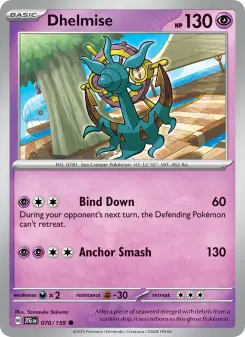 Pokémon-Karte Dhelmise 070/159
