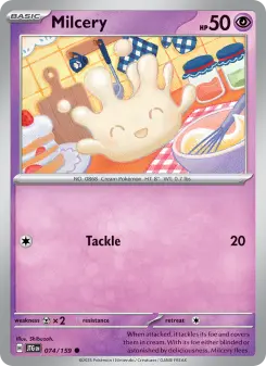 Pokémon-Karte Milcery 074/159