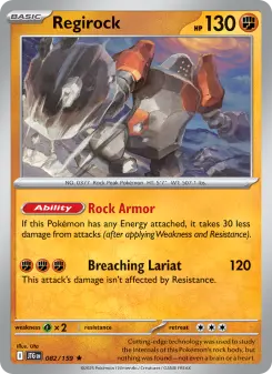 Pokémon-Karte Regirock 082/159