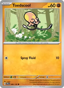 Pokémon-Karte Toedscool 088/159