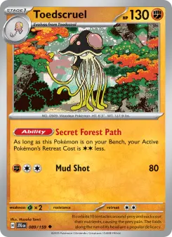 Pokémon-Karte Toedscruel 089/159