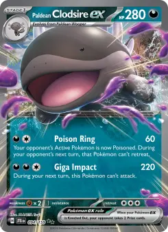 Pokémon-Karte Paldean Clodsire ex 094/159