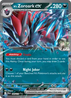 Pokémon-Karte N's Zoroark ex 098/159