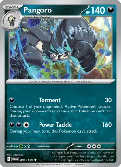 Pokémon-Karte Pangoro 099/159