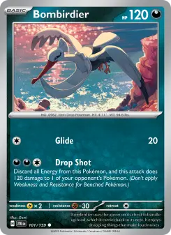 Pokémon-Karte Bombirdier 101/159