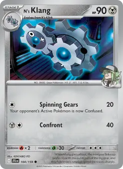 Pokémon-Karte N's Klang 104/159