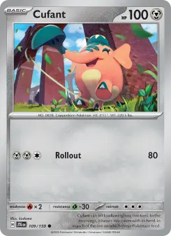 Pokémon-Karte Cufant 109/159