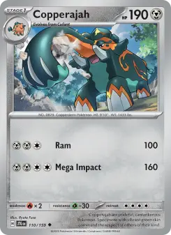 Pokémon-Karte Copperajah 110/159
