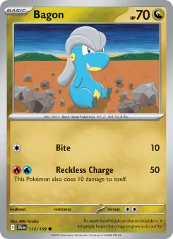 Pokémon-Karte Bagon 112/159