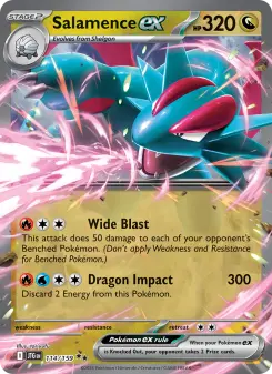 Pokémon-Karte Salamence ex 114/159