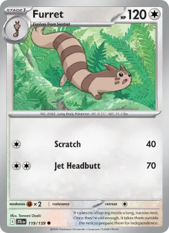Pokémon-Karte Furret 119/159
