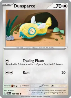 Pokémon-Karte Dunsparce 120/159