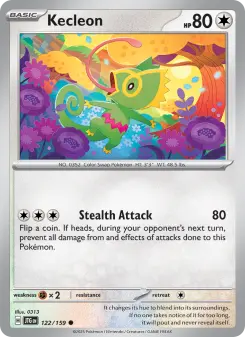 Pokémon-Karte Kecleon 122/159