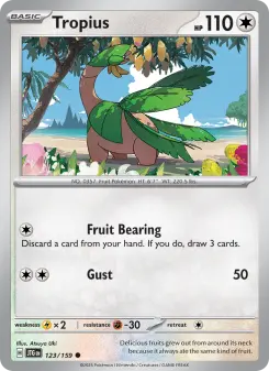 Pokémon-Karte Tropius 123/159