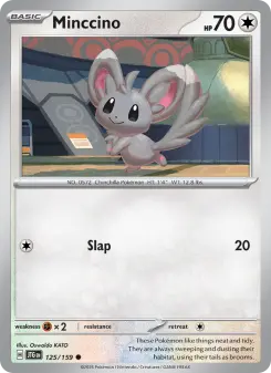 Pokémon-Karte Minccino 125/159