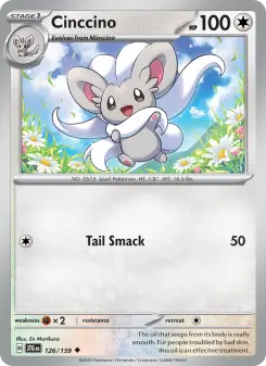 Pokémon-Karte Cinccino 126/159