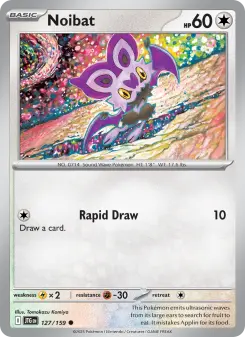 Pokémon-Karte Noibat 127/159