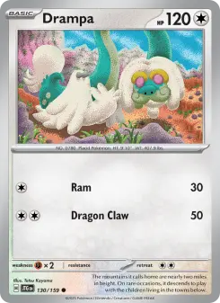Pokémon-Karte Drampa 130/159