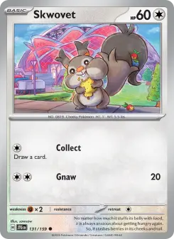 Pokémon-Karte Skwovet 131/159