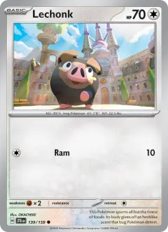 Pokémon-Karte Lechonk 139/159