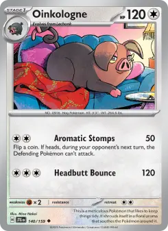 Pokémon-Karte Oinkologne 140/159