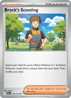 Pokémon-Karte Brock's Scouting 146/159