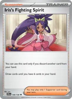 Pokémon-Karte Iris's Fighting Spirit 149/159