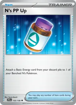 Pokémon-Karte N's PP Up 153/159