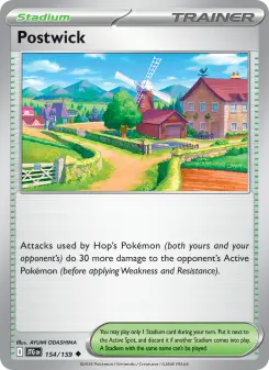 Pokémon-Karte Postwick 154/159