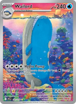 Pokémon-Karte Wailord 162/159