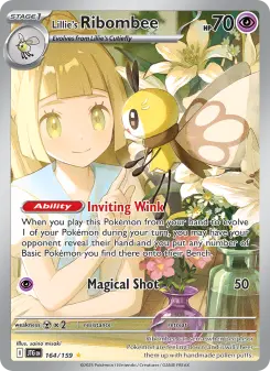 Pokémon-Karte Lillie's Ribombee 164/159