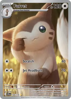 Pokémon-Karte Furret 168/159