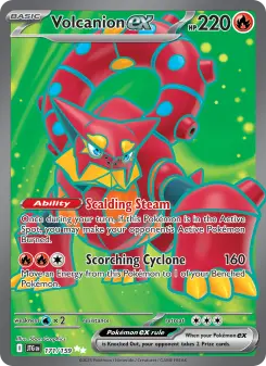 Pokémon-Karte Volcanion ex 171/159