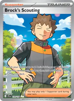 Pokémon-Karte Brock's Scouting 179/159