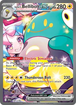 Pokémon-Karte Iono's Bellibolt ex 183/159