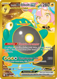 Pokémon-Karte Iono's Bellibolt ex 188/159