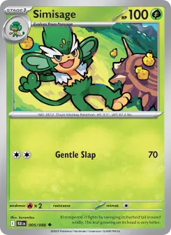 Pokémon-Karte Simisage 005/086