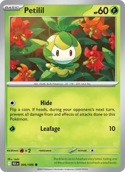 Pokémon-Karte Petilil 006/086
